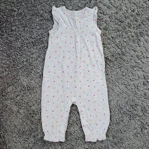 Baby Gap Girl 3-6 month one piece outfit polkadots